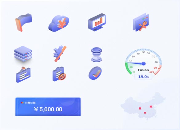 總覽頁方案二效果展示：重構頁面布局、快捷功能